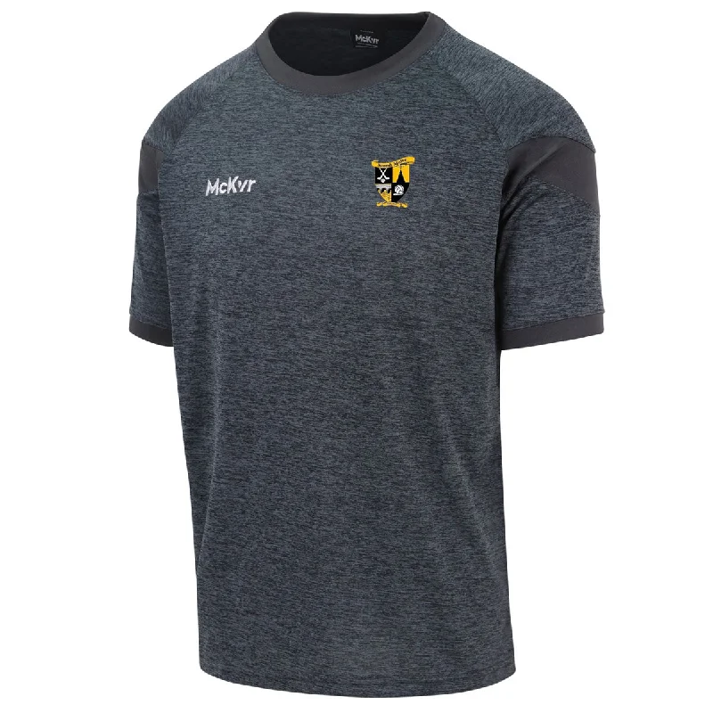 Mc Keever St Marys GAA Core 22 T-Shirt - Adult - Charcoal-- Satin Fabric Silk Fabric Chiffon Fabric