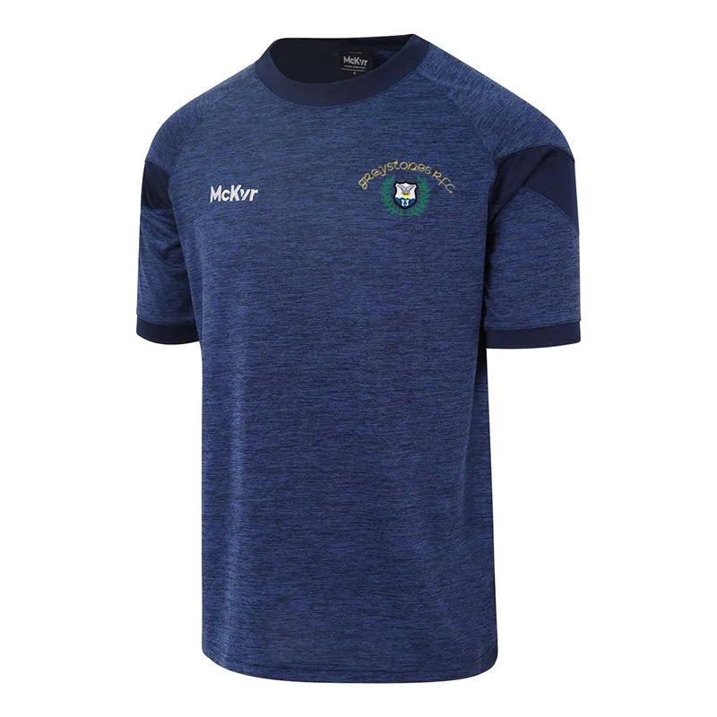 Mc Keever Greystones RFC Core 22 T-Shirt - Adult - Navy-- Graphic Embroidered Appliqued Mc Keever Greystones RFC Core 22 T-Shirt - Adult - Navy-- Graphic Embroidered Appliqued