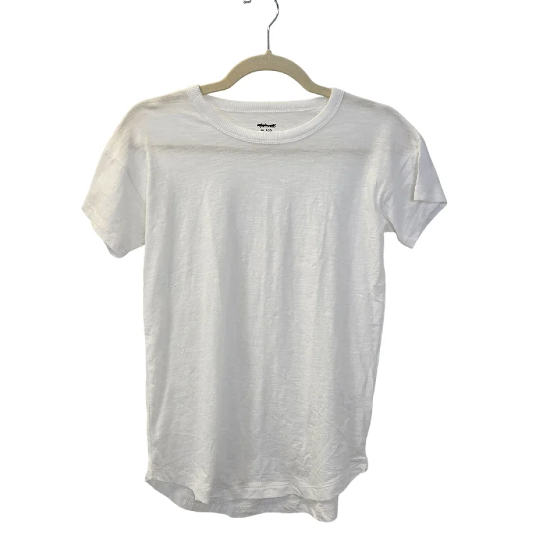 NWT Madewell Whisper Cotton T-Shirt Size XXS-- Machine Wash Dry Clean Hand Wash