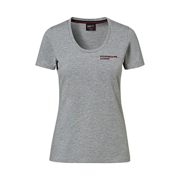 Porsche Ladies T-Shirt (Gray)- Motorsport Collection-- Casual Formal Business