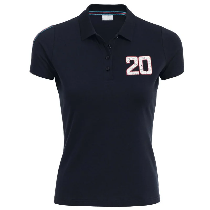 Porsche Women's Polo Shirt #20 - Martini Racing-- Chenille Fabric Brocade Fabric Lace Fabric Porsche Women's Polo Shirt #20 - Martini Racing-- Chenille Fabric Brocade Fabric Lace Fabric