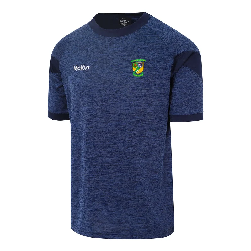 Mc Keever Faughs GAA Core 22 T-Shirt - Adult - Navy-- Welt Pockets Slit Pockets