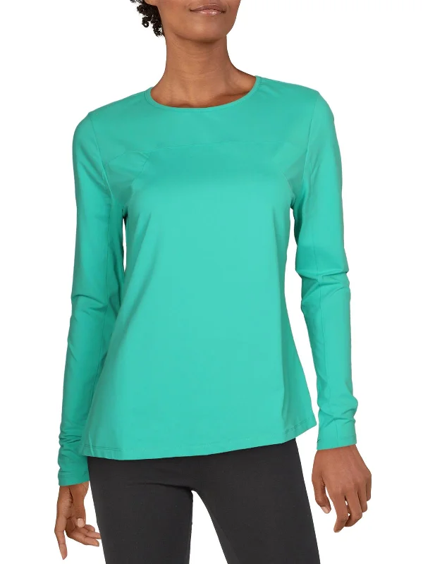 Womens Tennis Fitness Shirts & Tops-- Jersey Fabric Tulle Fabric Batik Fabric