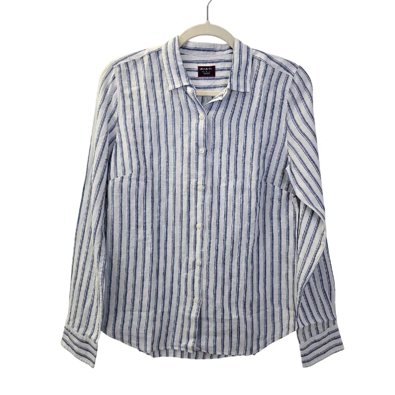 NWT UNTUCKit  100% Linen Wehlen Plaid Long Sleeve Button Down Shirt Size 4-- Faux Fur Fabric Real Fur Fabric Shearling Fabric
