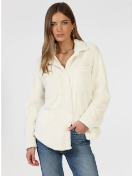 Oatmeal Two Pocket Shirt-- Chenille Brocade Lace