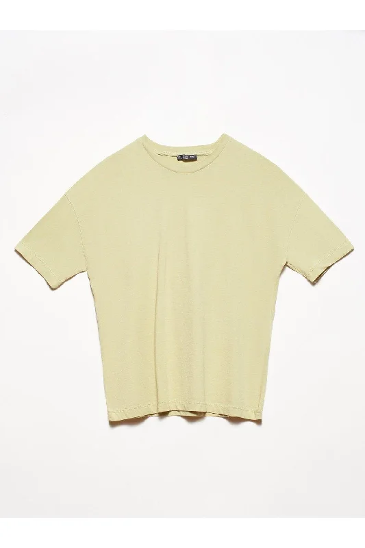 Women's Çağla Basic T-shirt 3683-- Chenille Fabric Brocade Fabric Lace Fabric