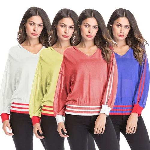 Perspective Sunscreen Hooded Spring Loose-fitting Top Women T Shirts-- Mesh Canvas Denim Perspective Sunscreen Hooded Spring Loose-fitting Top Women T Shirts-- Mesh Canvas Denim