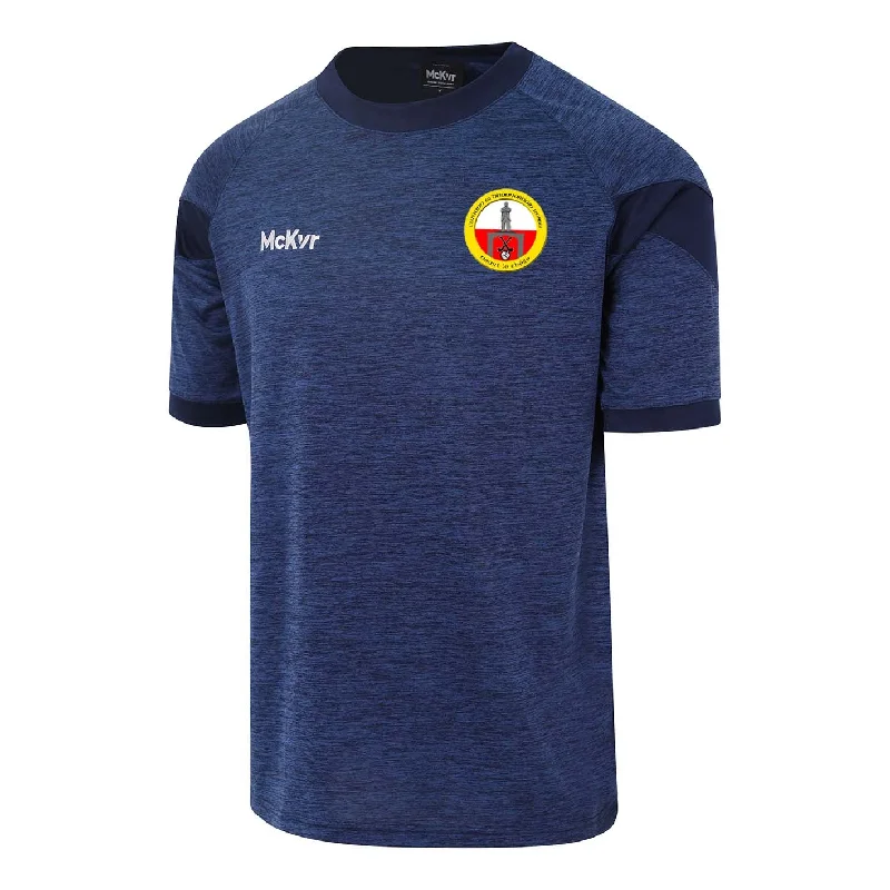 Mc Keever O'Donovan Rossa GAA Core 22 T-Shirt - Adult - Navy-- Wool Fabric Cashmere Fabric Tweed Fabric