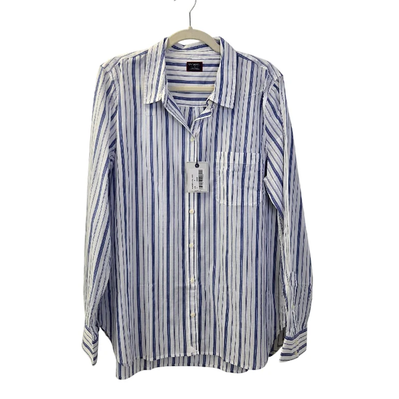 NWT UNTUCKit Pinot Perse Striped Long Sleeve Button Down Shirt Size 16-- Terry Blend Velvet Blend Canvas Blend NWT UNTUCKit Pinot Perse Striped Long Sleeve Button Down Shirt Size 16-- Terry Blend Velvet Blend Canvas Blend