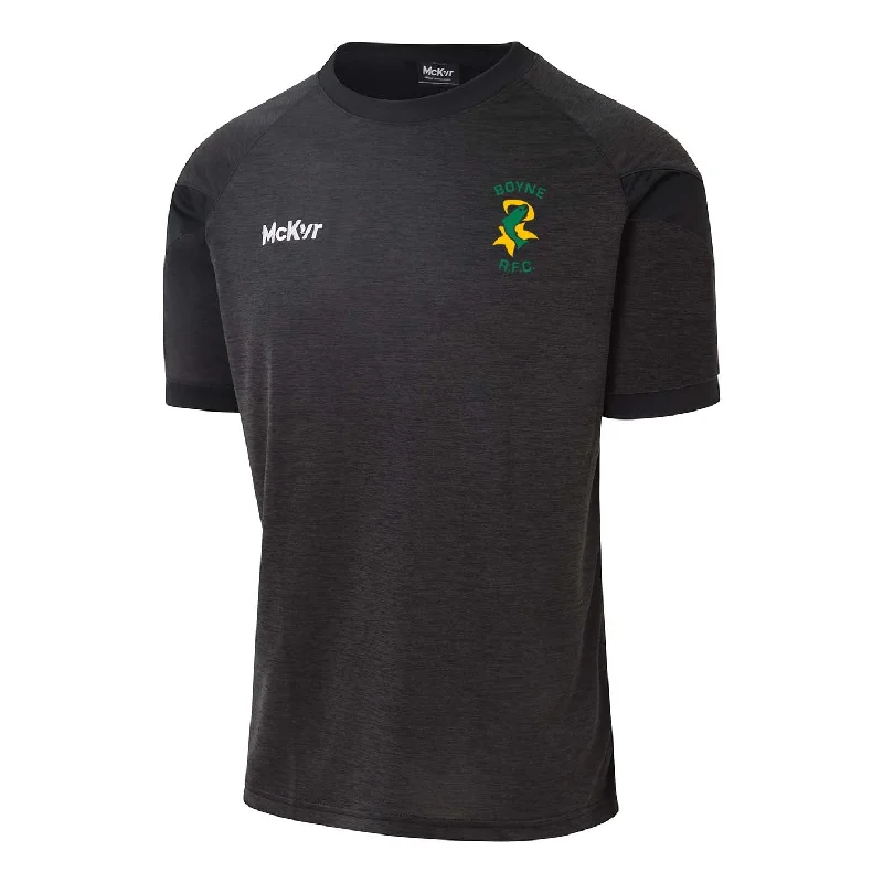 Mc Keever Boyne RFC Core 22 T-Shirt - Adult - Black-- Fashionable Trendy Casual