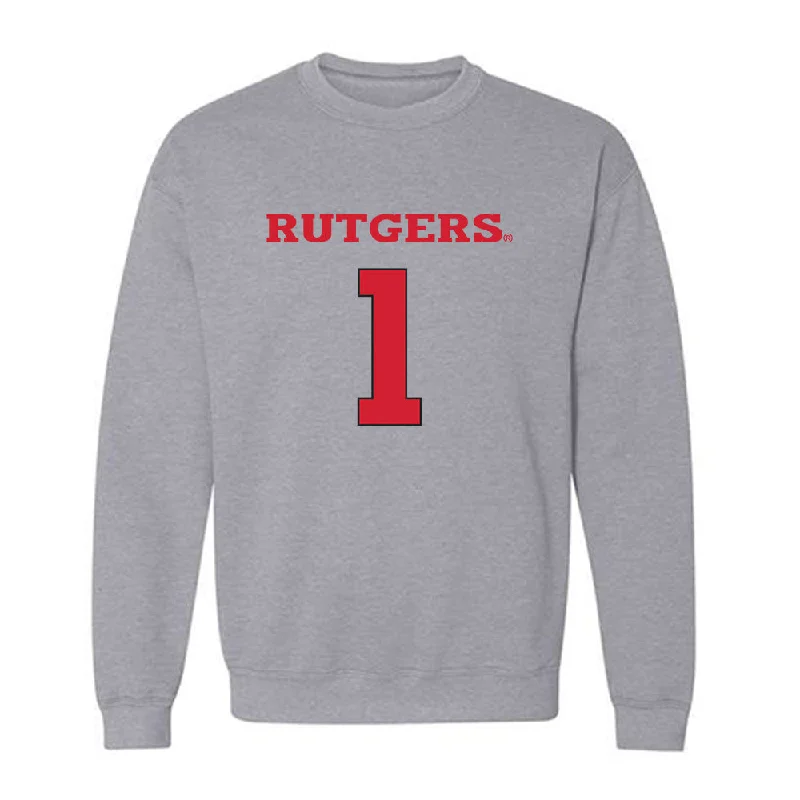 Rutgers - NCAA Women's Basketball : Destiny Adams - Sports Shersey Crewneck Sweatshirt Hoodie with Drawcord Adjustable Secure Rutgers - NCAA Women's Basketball : Destiny Adams - Sports Shersey Crewneck Sweatshirt Hoodie with Drawcord Adjustable Secure