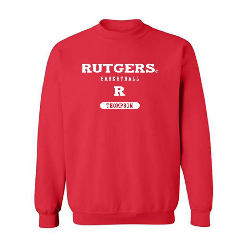 Rutgers - NCAA Women's Basketball : Lisa Thompson - Classic Shersey Crewneck Sweatshirt Hoodie Crop Top Short Trendy Rutgers - NCAA Women's Basketball : Lisa Thompson - Classic Shersey Crewneck Sweatshirt Hoodie Crop Top Short Trendy