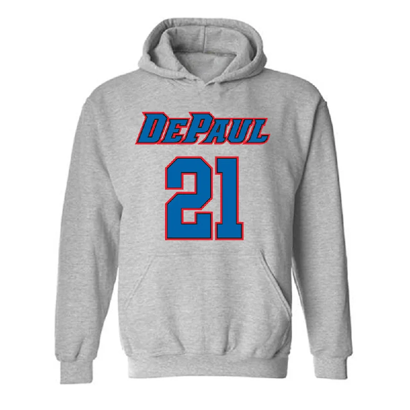 DePaul - NCAA Women's Basketball : Natiah Nelson - Classic Shersey Hooded Sweatshirt Hoodie Dress Longline Feminine DePaul - NCAA Women's Basketball : Natiah Nelson - Classic Shersey Hooded Sweatshirt Hoodie Dress Longline Feminine