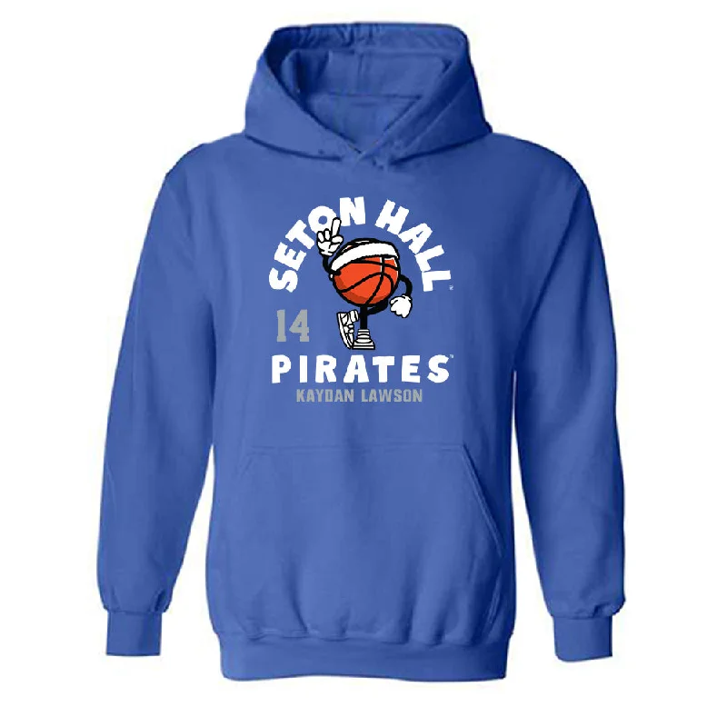 Seton Hall - NCAA Women's Basketball : Kaydan Lawson - Fashion Shersey Hooded Sweatshirt Hoodie with Embroidery Detailed Premium Seton Hall - NCAA Women's Basketball : Kaydan Lawson - Fashion Shersey Hooded Sweatshirt Hoodie with Embroidery Detailed Premium