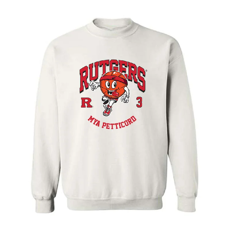 Rutgers - NCAA Women's Basketball : Mya Petticord - Fashion Shersey Crewneck Sweatshirt Zip Hoodie Drawstring Kangaroo Pocket Rutgers - NCAA Women's Basketball : Mya Petticord - Fashion Shersey Crewneck Sweatshirt Zip Hoodie Drawstring Kangaroo Pocket