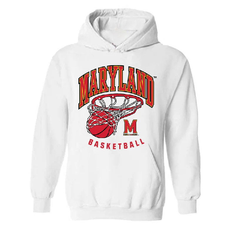 Maryland - NCAA Women's Basketball : Breanna Williams - Sports Shersey Hooded Sweatshirt Hoodie with Contrast Stitching Detailed Premium Maryland - NCAA Women's Basketball : Breanna Williams - Sports Shersey Hooded Sweatshirt Hoodie with Contrast Stitching Detailed Premium