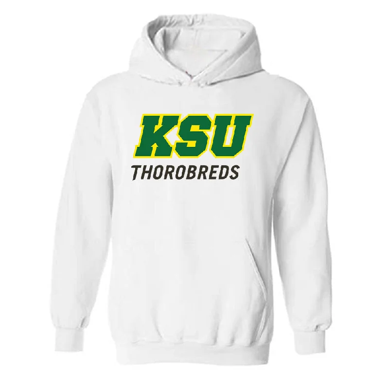 KYSU - NCAA Women's Basketball : Bailey Lee - Classic Shersey Hooded Sweatshirt Hoodie with Hem Embroidery Detailed Premium KYSU - NCAA Women's Basketball : Bailey Lee - Classic Shersey Hooded Sweatshirt Hoodie with Hem Embroidery Detailed Premium