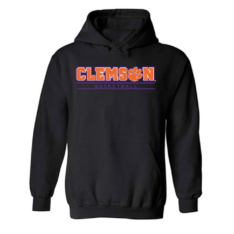 Clemson - NCAA Women's Basketball : Hannah Kohn - Classic Shersey Hooded Sweatshirt Hoodie with Slim Fit Tailored Modern