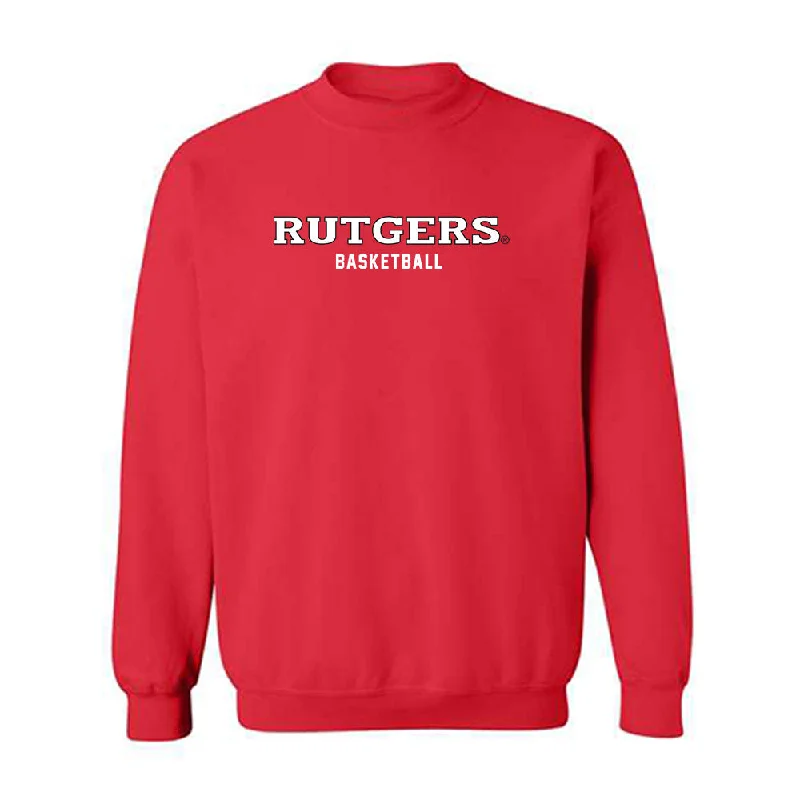 Rutgers - NCAA Women's Basketball : Destiny Adams - Classic Shersey Crewneck Sweatshirt Hoodie with Reflective Safety Nightwear Rutgers - NCAA Women's Basketball : Destiny Adams - Classic Shersey Crewneck Sweatshirt Hoodie with Reflective Safety Nightwear