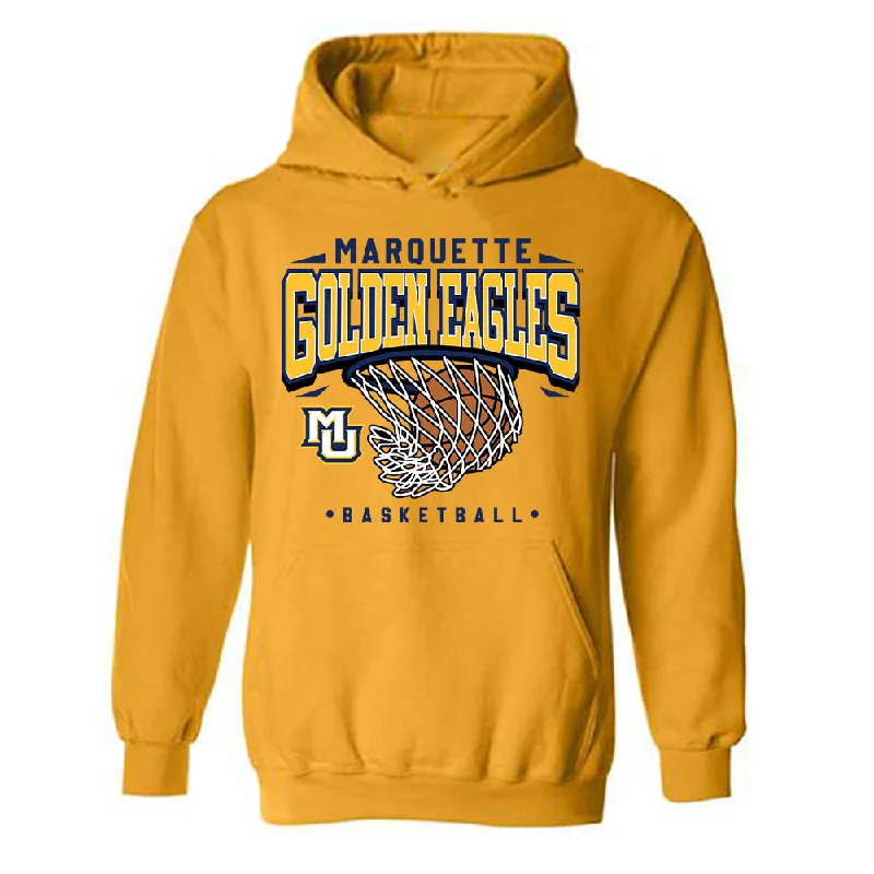 Marquette - NCAA Women's Basketball : Jaidynn Mason - Sports Shersey Hooded Sweatshirt Hoodie with Turtle Neck Cozy Winter Marquette - NCAA Women's Basketball : Jaidynn Mason - Sports Shersey Hooded Sweatshirt Hoodie with Turtle Neck Cozy Winter
