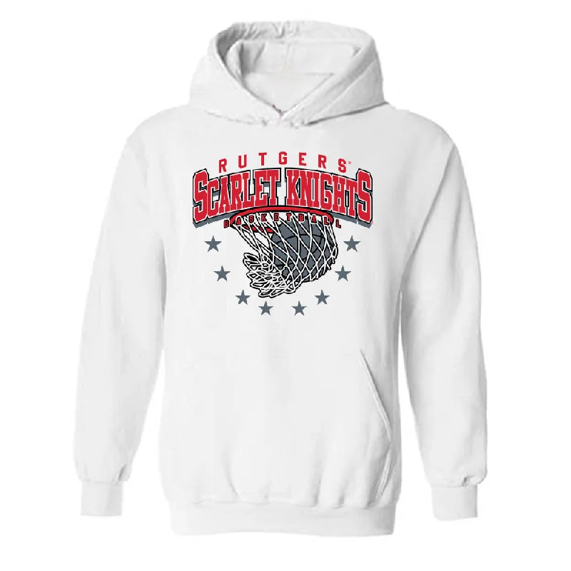 Rutgers - NCAA Women's Basketball : Destiny Adams - Sport Shersey Hooded Sweatshirt Hoodie with Slim Fit Tailored Modern Rutgers - NCAA Women's Basketball : Destiny Adams - Sport Shersey Hooded Sweatshirt Hoodie with Slim Fit Tailored Modern