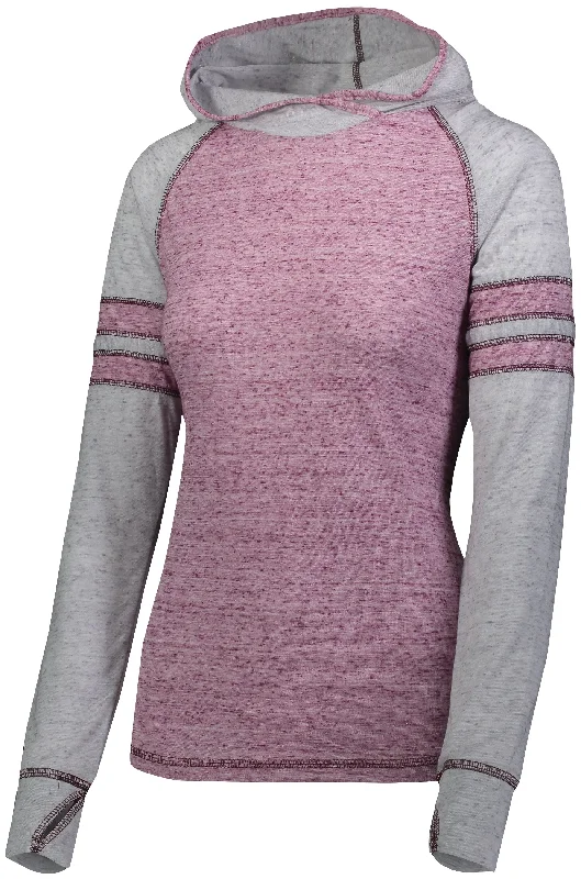 MAROON/SILVER
