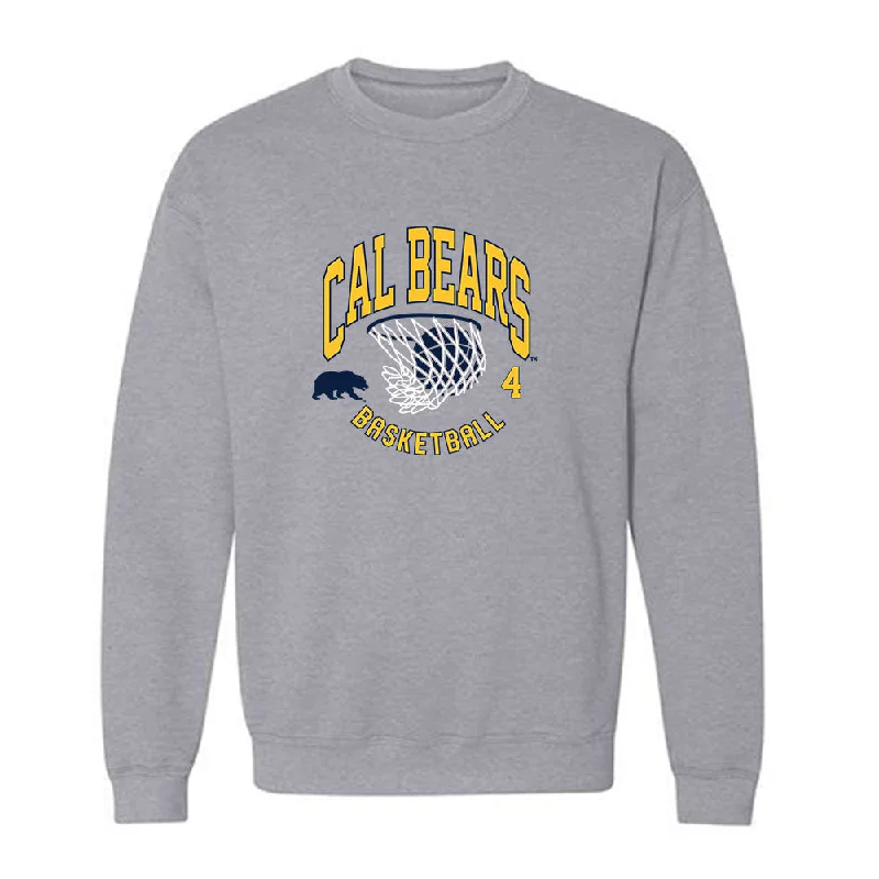 UC Berkeley - NCAA Women's Basketball : Kayla Williams - Crewneck Sweatshirt Hoodie with Side Slits Relaxed Casual UC Berkeley - NCAA Women's Basketball : Kayla Williams - Crewneck Sweatshirt Hoodie with Side Slits Relaxed Casual