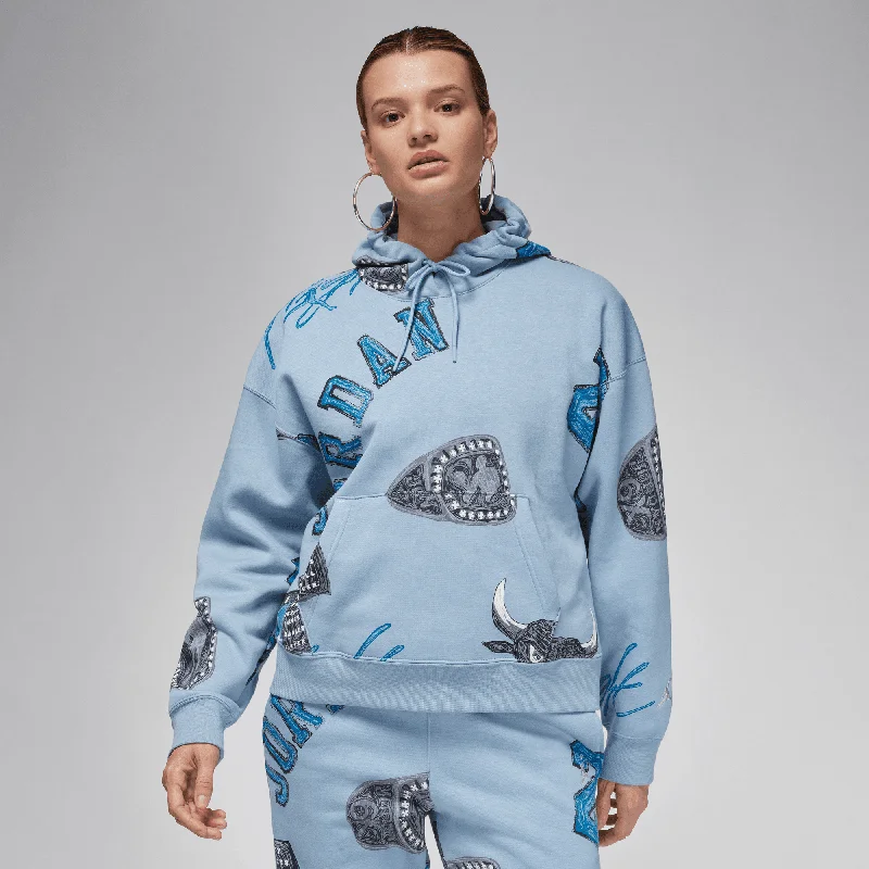 Women's Jordan Brooklyn Fleece Hoodie Hoodie with Zipper Versatile Modern