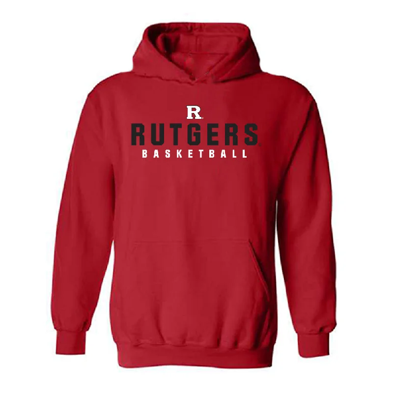Rutgers - NCAA Women's Basketball : Mya Petticord - Classic Shersey Hooded Sweatshirt Hoodie with Strings Custom Fit Adjustable Rutgers - NCAA Women's Basketball : Mya Petticord - Classic Shersey Hooded Sweatshirt Hoodie with Strings Custom Fit Adjustable