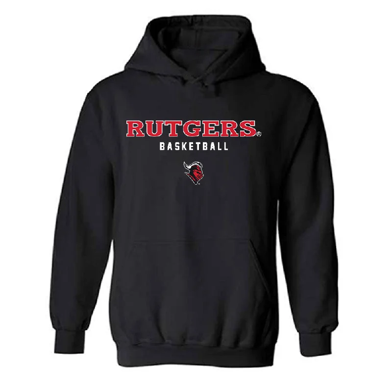 Rutgers - NCAA Women's Basketball : Destiny Adams - Phase 1 Shersey Hooded Sweatshirt Hoodie with Back Slit Movement Comfort Rutgers - NCAA Women's Basketball : Destiny Adams - Phase 1 Shersey Hooded Sweatshirt Hoodie with Back Slit Movement Comfort