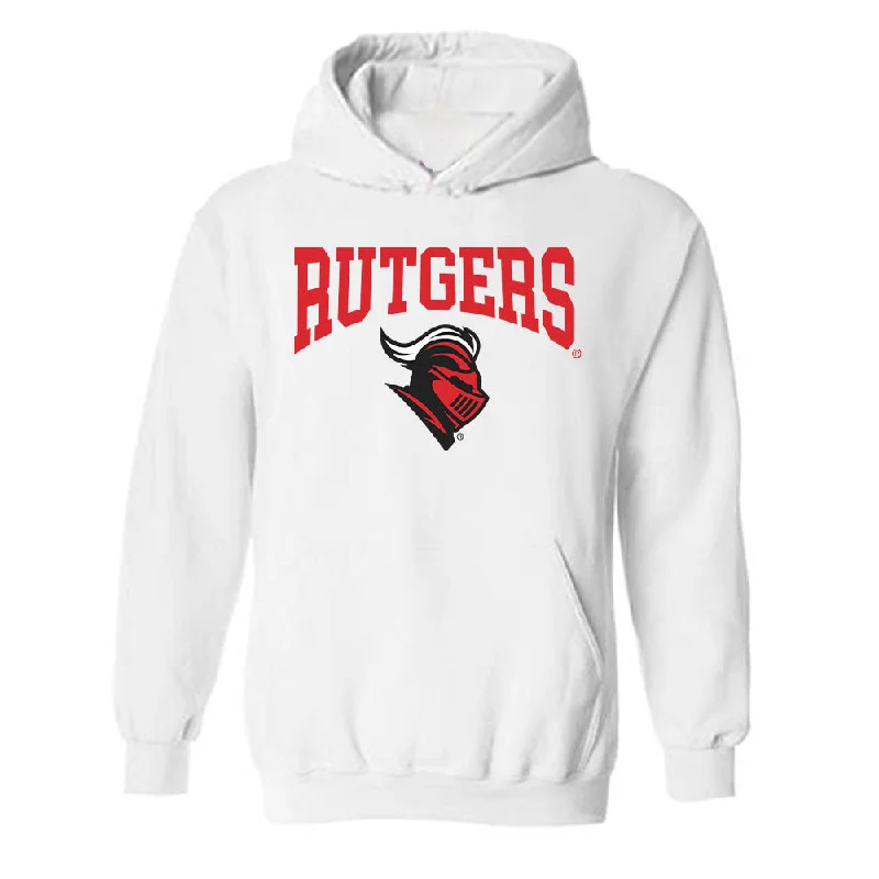 Rutgers - NCAA Women's Basketball : Mya Petticord - Classic Shersey Hooded Sweatshirt Hoodie with Zipper Versatile Modern Rutgers - NCAA Women's Basketball : Mya Petticord - Classic Shersey Hooded Sweatshirt Hoodie with Zipper Versatile Modern