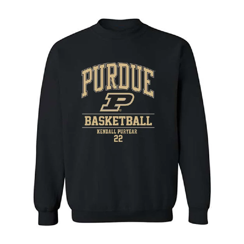 Purdue - NCAA Women's Basketball : Kendall Puryear - Classic Fashion Shersey Crewneck Sweatshirt Hoodie with Puffed Sleeves Voluminous Trendy Purdue - NCAA Women's Basketball : Kendall Puryear - Classic Fashion Shersey Crewneck Sweatshirt Hoodie with Puffed Sleeves Voluminous Trendy