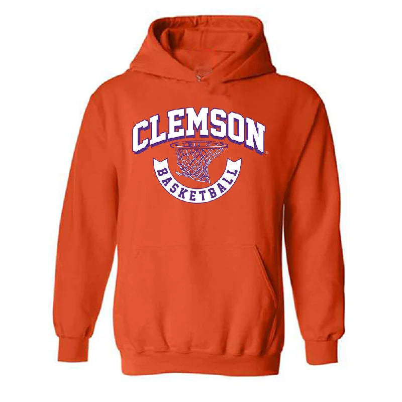 Clemson - NCAA Women's Basketball : Hannah Kohn - Sports Shersey Hooded Sweatshirt Hoodie with Drawstring Waist Adjustable Fitted