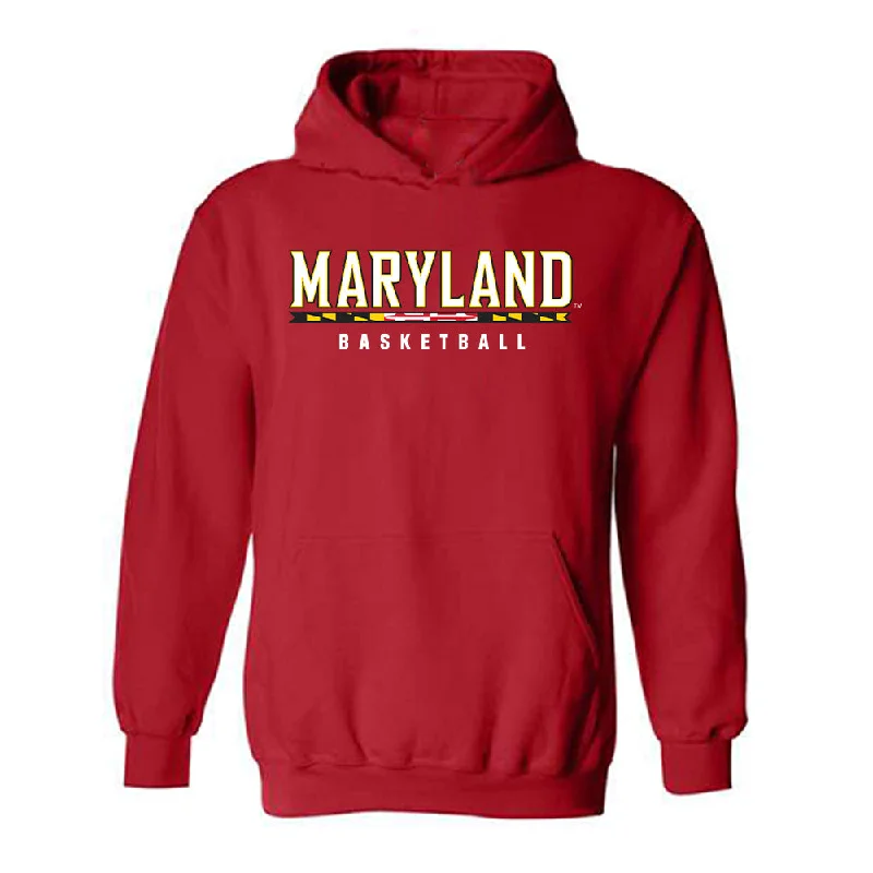 Maryland - NCAA Women's Basketball : Breanna Williams - Classic Shersey Hooded Sweatshirt Hoodie with Cropped Fit Short Trendy Maryland - NCAA Women's Basketball : Breanna Williams - Classic Shersey Hooded Sweatshirt Hoodie with Cropped Fit Short Trendy