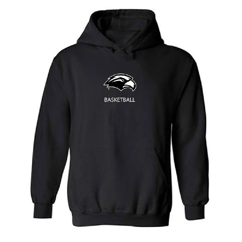 Southern Miss - NCAA Women's Basketball : Ava Shields - Hooded Sweatshirt Hoodie with Half-Zip Sporty Casual