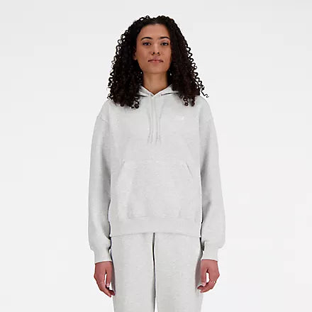 Women's New Balance Sport Essentials Fleece Hoodie Hoodie with Neon Bright Vibrant