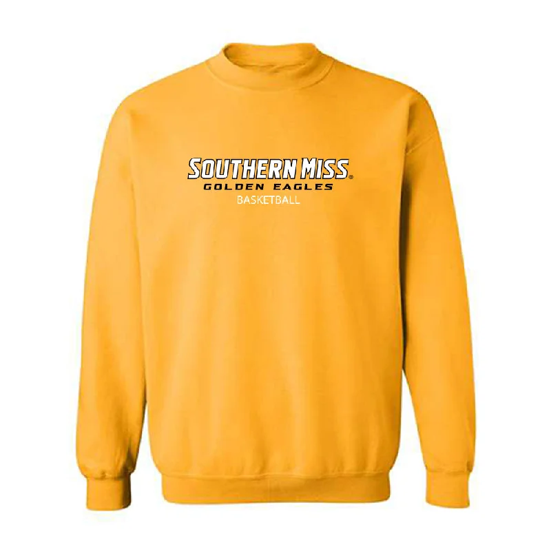 Southern Miss - NCAA Women's Basketball : Ava Shields - Crewneck Sweatshirt Hoodie with Hidden Zipper Minimalist Clean