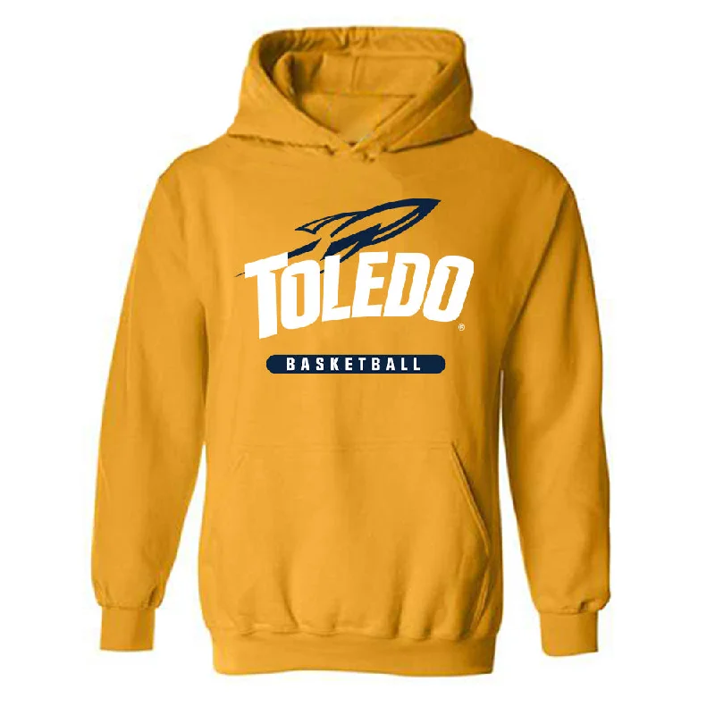 Toledo - NCAA Women's Basketball : Faith Fedd-Robinson - Hooded Sweatshirt Hoodie with Frayed Bohemian Relaxed Toledo - NCAA Women's Basketball : Faith Fedd-Robinson - Hooded Sweatshirt Hoodie with Frayed Bohemian Relaxed