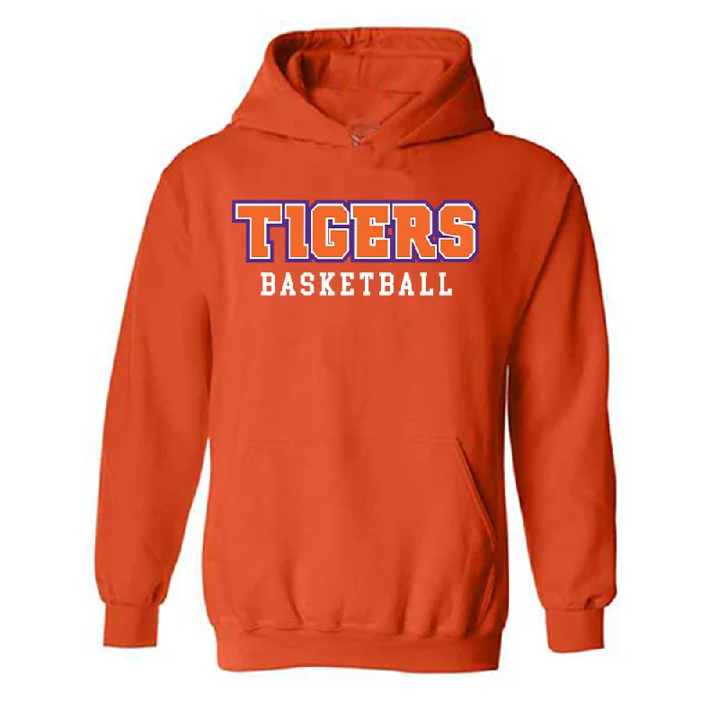 Clemson - NCAA Women's Basketball : Hannah Kohn - Classic Shersey Hooded Sweatshirt Hoodie with Distressed Vintage Worn