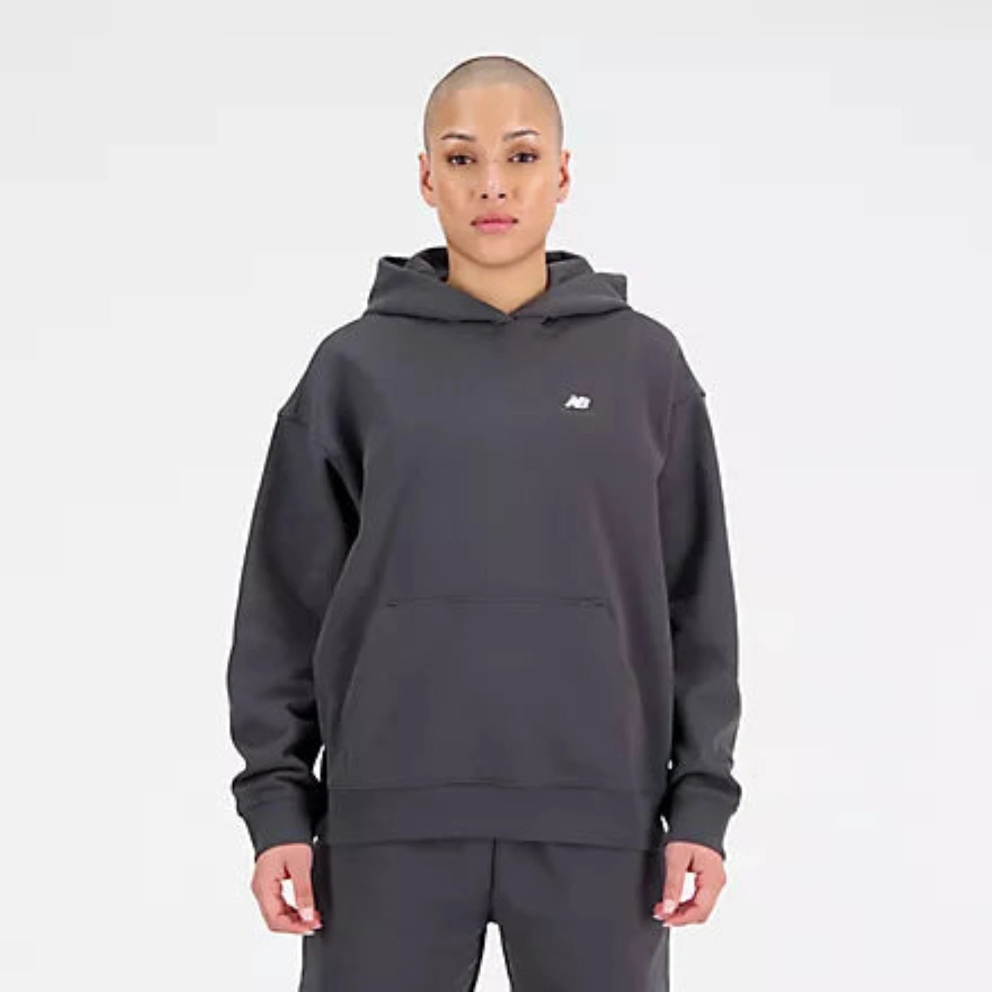 Women's New Balance Sport Essentials Premium Fleece Hoodie Hoodie with Reflective Safety Nightwear Women's New Balance Sport Essentials Premium Fleece Hoodie Hoodie with Reflective Safety Nightwear