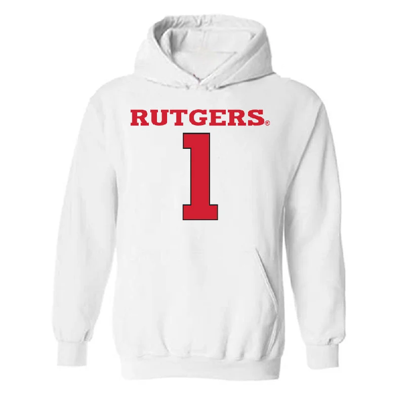 Rutgers - NCAA Women's Basketball : Destiny Adams - Sport Shersey Hooded Sweatshirt Hoodie with Illustration Artistic Creative Rutgers - NCAA Women's Basketball : Destiny Adams - Sport Shersey Hooded Sweatshirt Hoodie with Illustration Artistic Creative