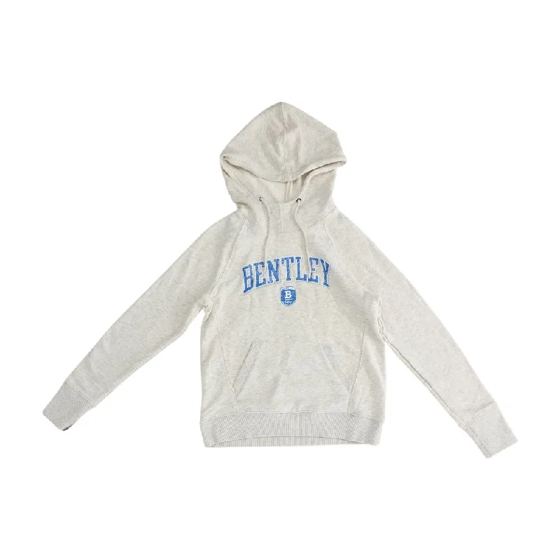 Gray Solid Bentley Falcons Hoodie Hoodie with Batwing Sleeves Loose Dramatic