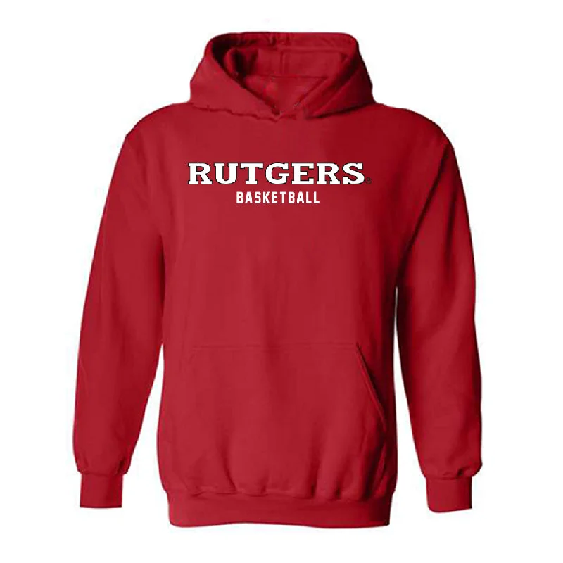 Rutgers - NCAA Women's Basketball : Destiny Adams - Classic Shersey Hooded Sweatshirt Hoodie with Zipper Versatile Modern Rutgers - NCAA Women's Basketball : Destiny Adams - Classic Shersey Hooded Sweatshirt Hoodie with Zipper Versatile Modern