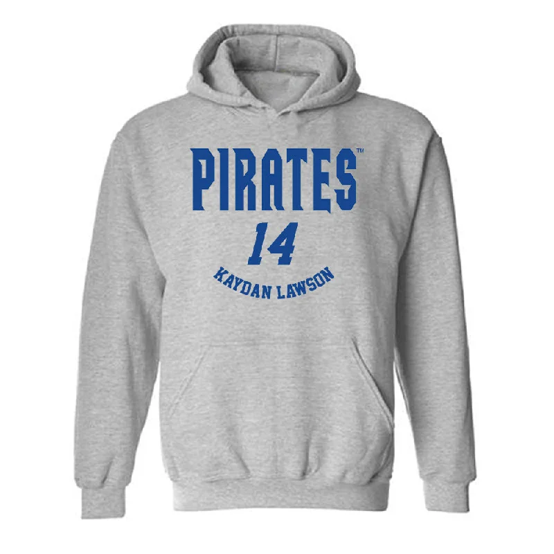 Seton Hall - NCAA Women's Basketball : Kaydan Lawson - Fashion Shersey Hooded Sweatshirt Hoodie with Button Classic Timeless Seton Hall - NCAA Women's Basketball : Kaydan Lawson - Fashion Shersey Hooded Sweatshirt Hoodie with Button Classic Timeless