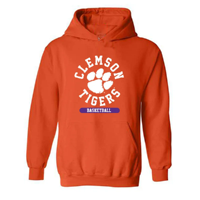 Clemson - NCAA Women's Basketball : Hannah Kohn - Classic Shersey Hooded Sweatshirt Hoodie with Earth Tones Natural Calm