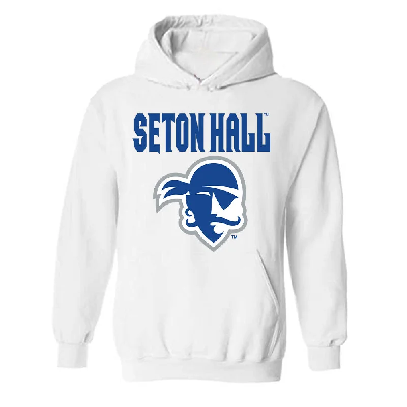 Seton Hall - NCAA Women's Basketball : Kaydan Lawson - Fashion Shersey Hooded Sweatshirt Hoodie with Hem Ribbing Snug Secure Seton Hall - NCAA Women's Basketball : Kaydan Lawson - Fashion Shersey Hooded Sweatshirt Hoodie with Hem Ribbing Snug Secure