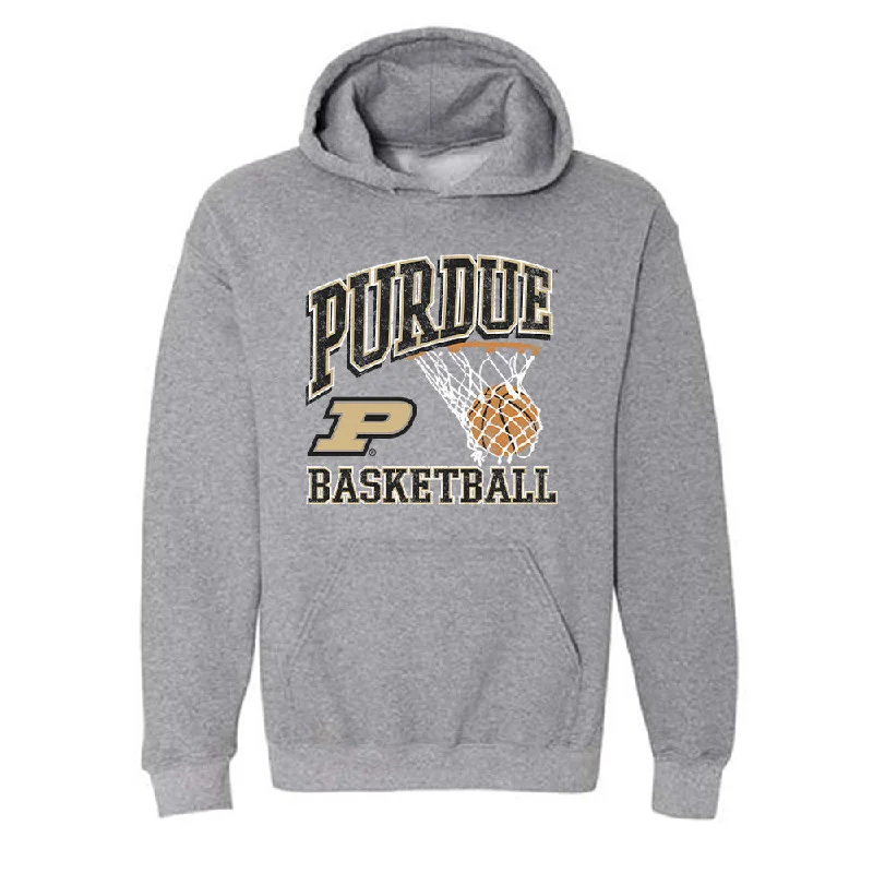 Purdue - NCAA Women's Basketball : Kendall Puryear - Hooded Sweatshirt Hoodie with Distressed Vintage Worn Purdue - NCAA Women's Basketball : Kendall Puryear - Hooded Sweatshirt Hoodie with Distressed Vintage Worn