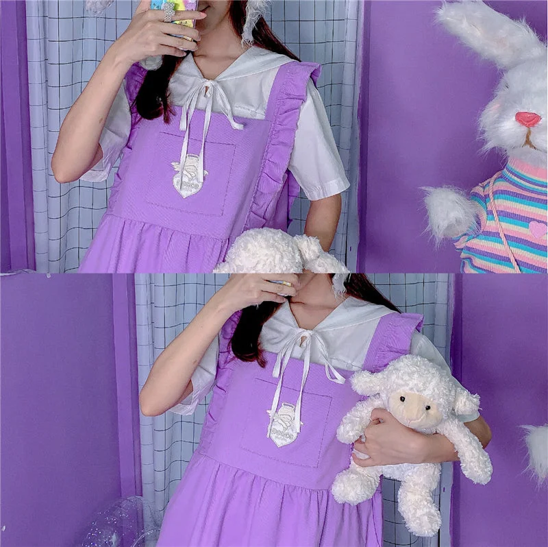 Purple strap dress PL20620 Tunics Gym athletic