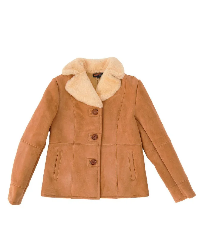 Sheepskin Jacket - Women Anorak Shell Jacket Lightweight Jacket