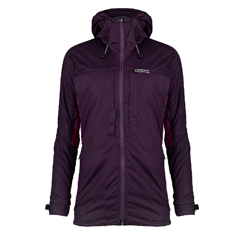 Paramo Womens Alta III Jacket Elderberry / Foxglove Toggled Jacket Drawstring Jacket Belted Jacket